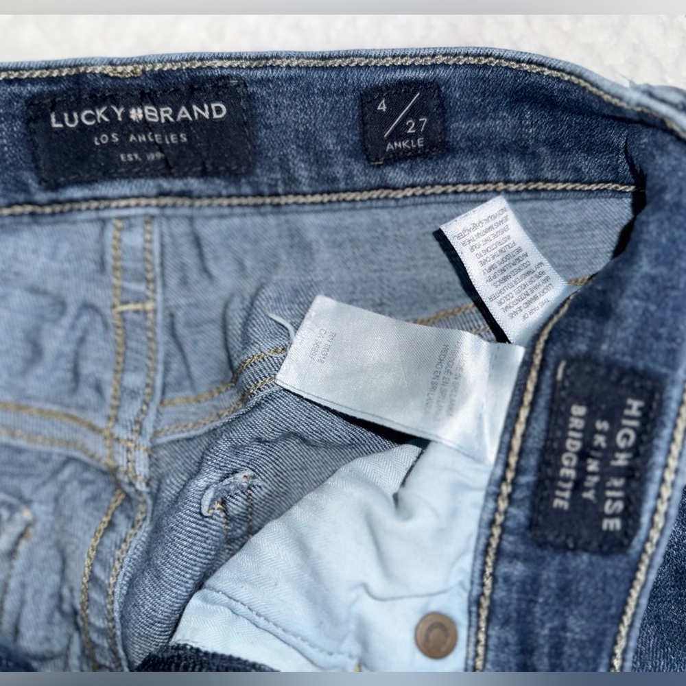 Lucky Brand Jeans High Rise Skinny Bridgette Ankle - Picture 7 of 7